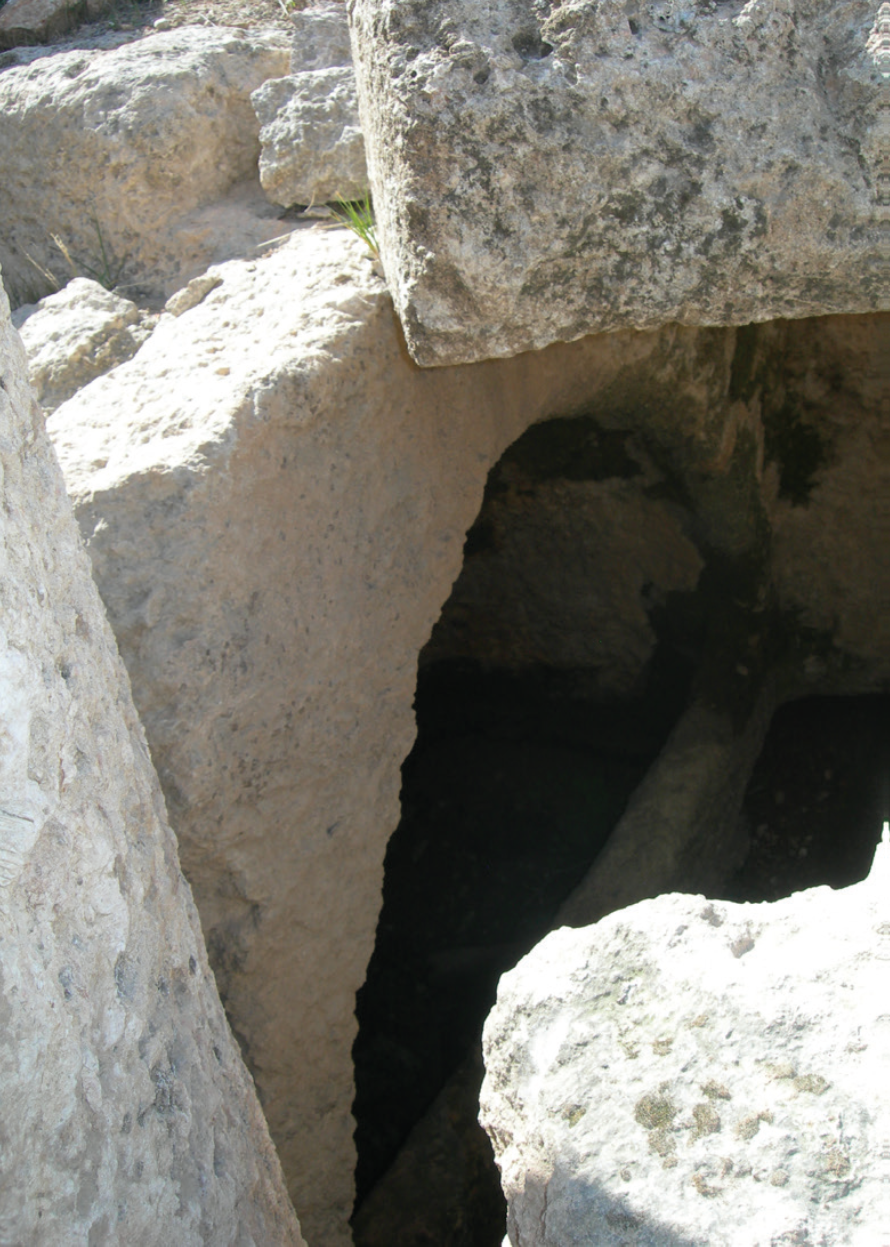 איור 5ה. קבר ארקוסוליה בחורבת כספא, צילם י' פיקסלר.